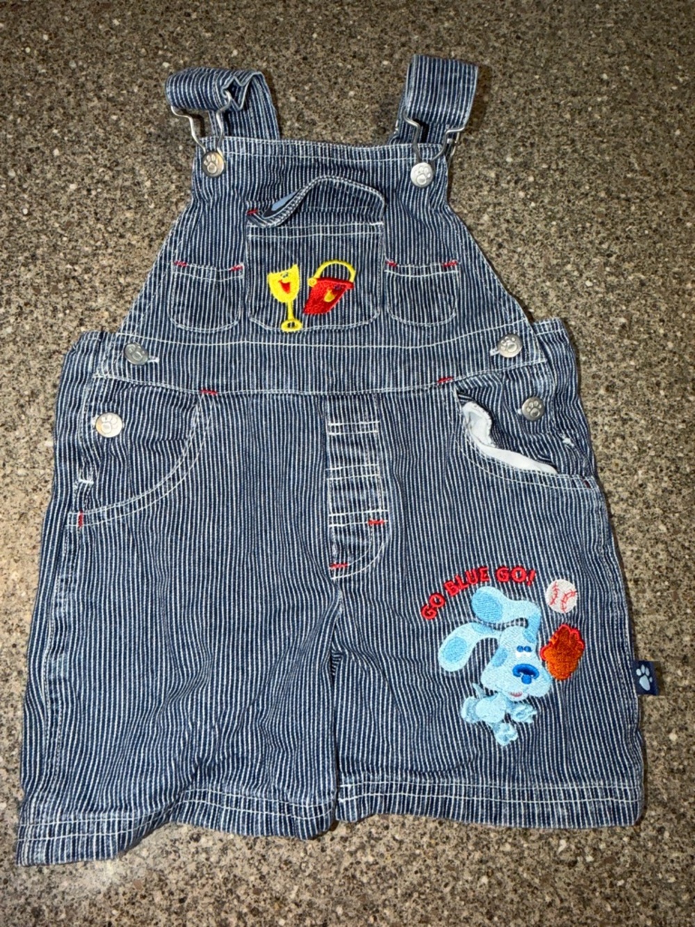 Vintage Blues Clues overalls